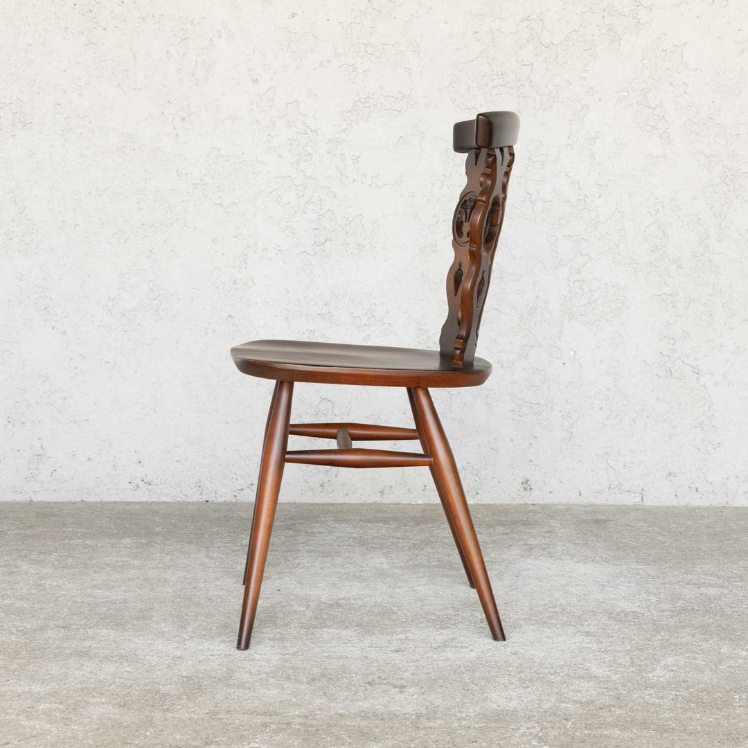 英国【ERCOL アーコール】シスルバックチェア No.375 Old Colonial オールドコロニアル /22E-B6[m]