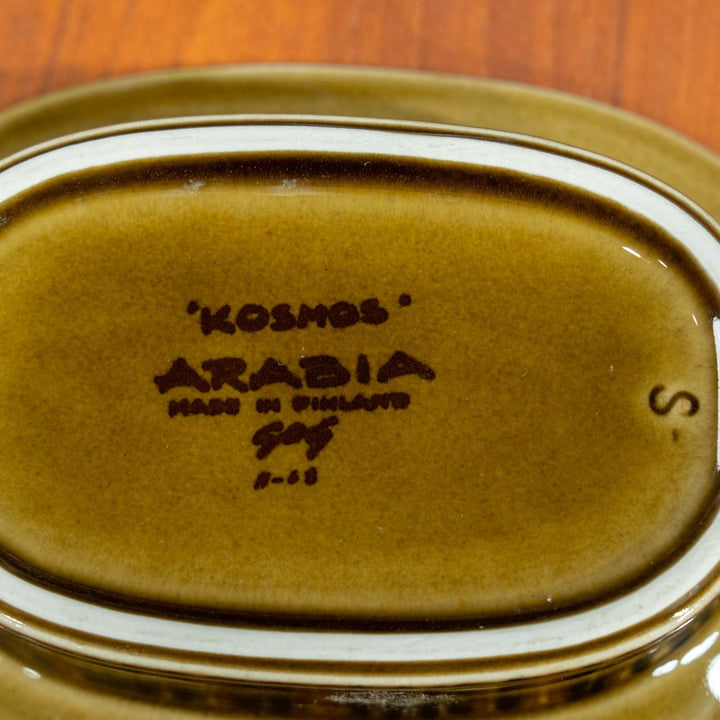 【ARABIA アラビア Kosmos コスモス】バターディッシュ 18×13cm /22J[m]
