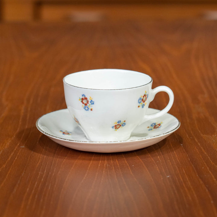 【ARABIA アラビア】北欧らしい小さな花柄デザインが可愛らしい コーヒーカップ&ソーサー OZモデル[m]