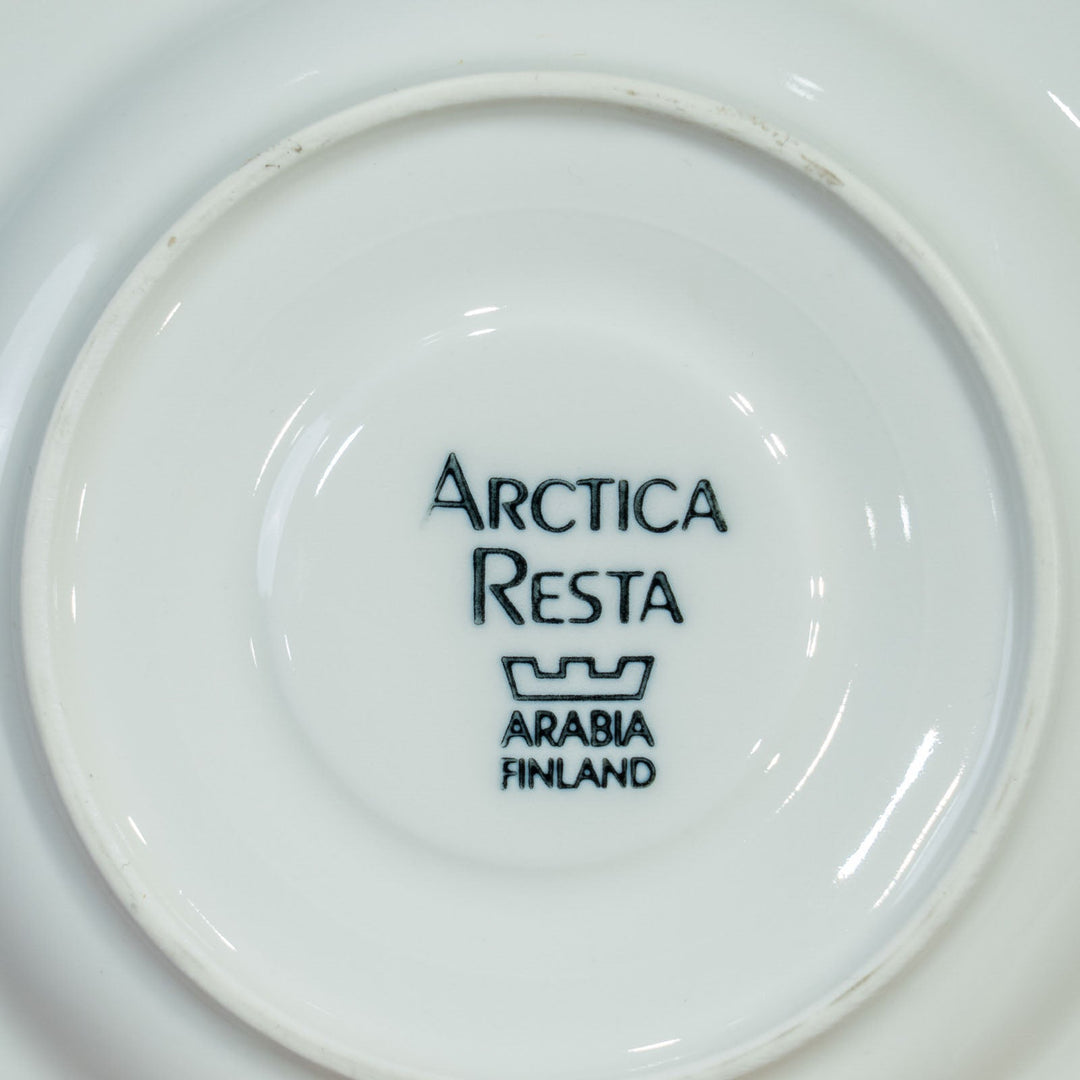 【ARABIA アラビア Arctica Resta アークティカ レスタ Hovi ホビ】モカカップ&ソーサー KSRモデル[m]