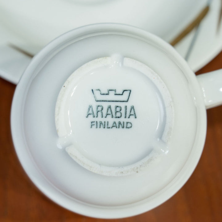 【ARABIA アラビア Arctica Resta アークティカ レスタ Hovi ホビ】コーヒーカップ&ソーサー KSRモデル[m]