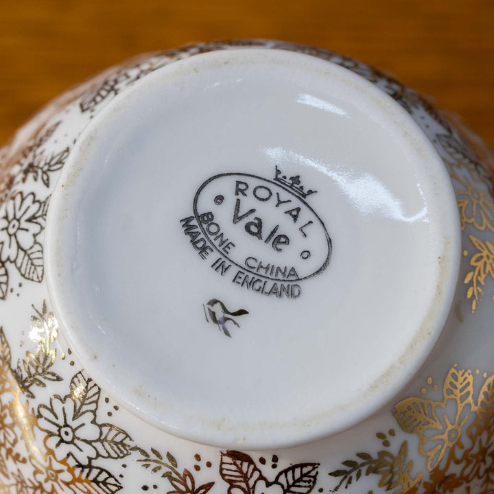 【Royal Vale ロイヤルベール】金彩の装飾が輝く クリーマー[m]