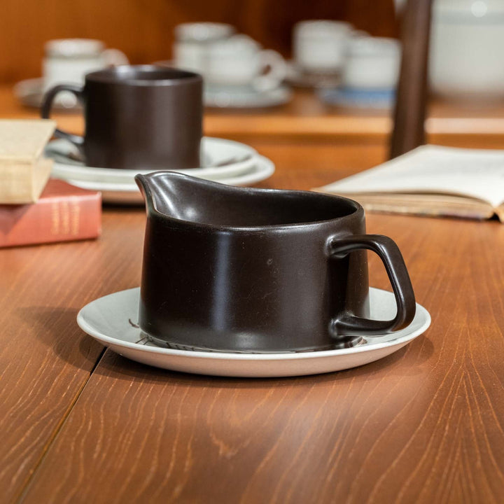 【J&G MEAKIN ミーキン MAIDSTONE メイドストーン Whispering ウィスパリング】ソースボート&スタンド[m]