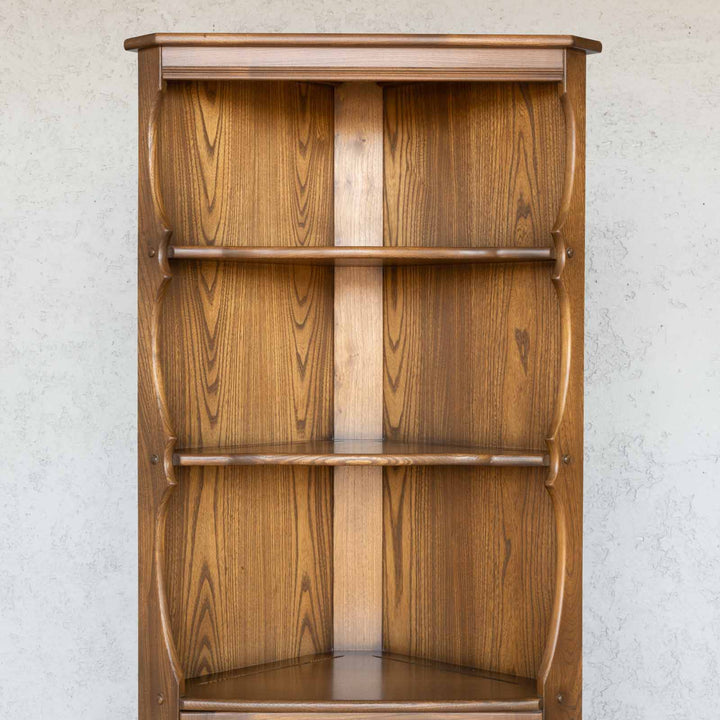 英国【ERCOL アーコール】エルム コーナーキャビネット No.474 Old Colonial オールドコロニアル /22I[m]
