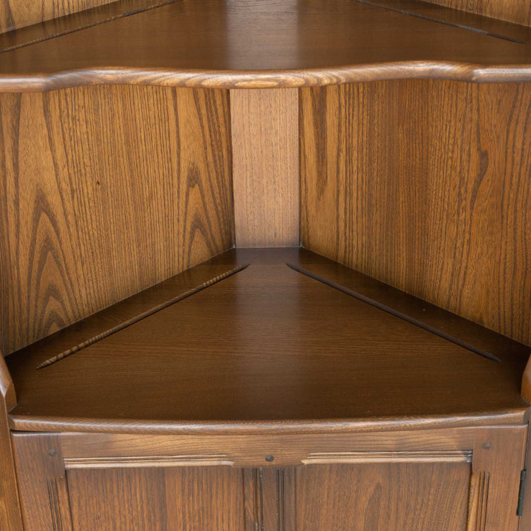英国【ERCOL アーコール】エルム コーナーキャビネット No.474 Old Colonial オールドコロニアル /22I[m]