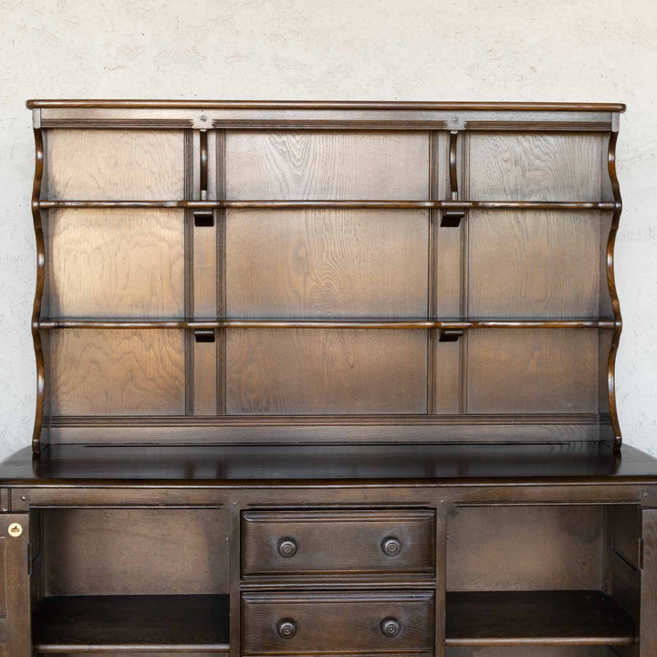 英国【ERCOL アーコール】伝統的な気品あふれるデザイン オープンカップボード Old Colonial オールドコロニアル /22I[m]
