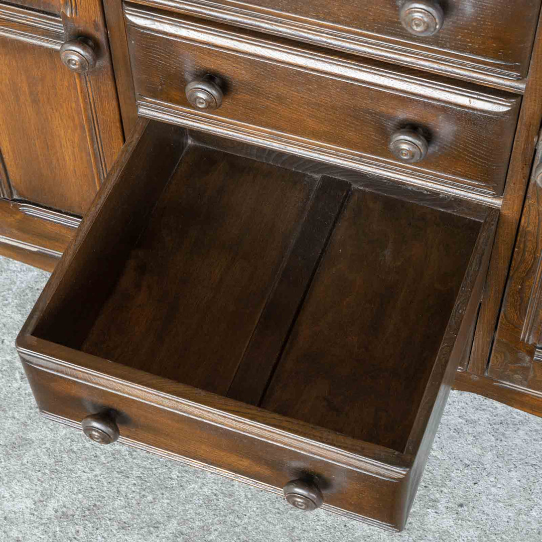 英国【ERCOL アーコール】伝統的な気品あふれるデザイン オープンカップボード Old Colonial オールドコロニアル /22I[m]