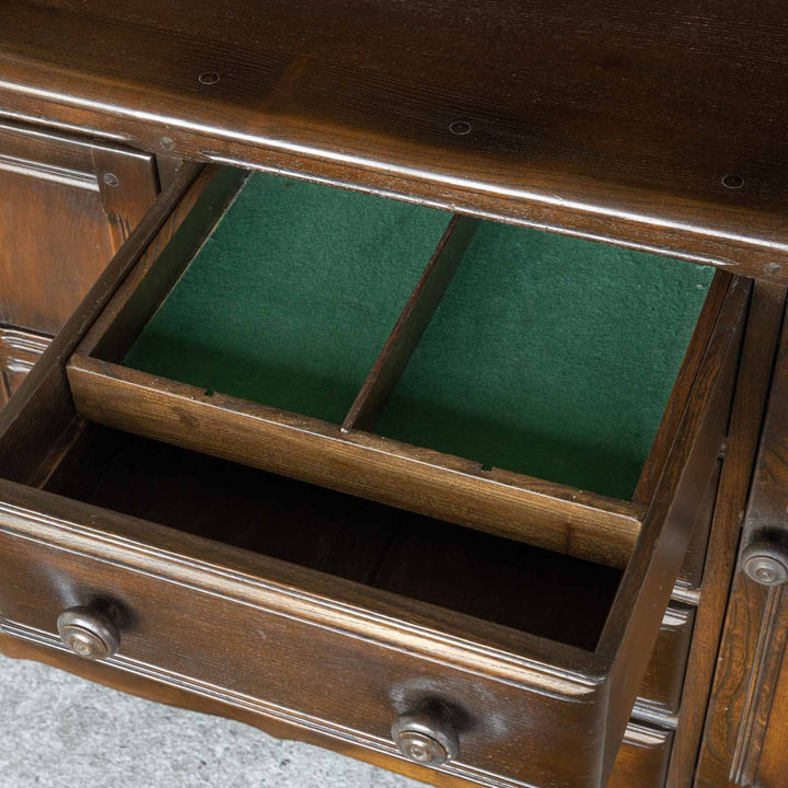 英国【ERCOL アーコール】伝統的な気品あふれるデザイン オープンカップボード Old Colonial オールドコロニアル /22I[m]