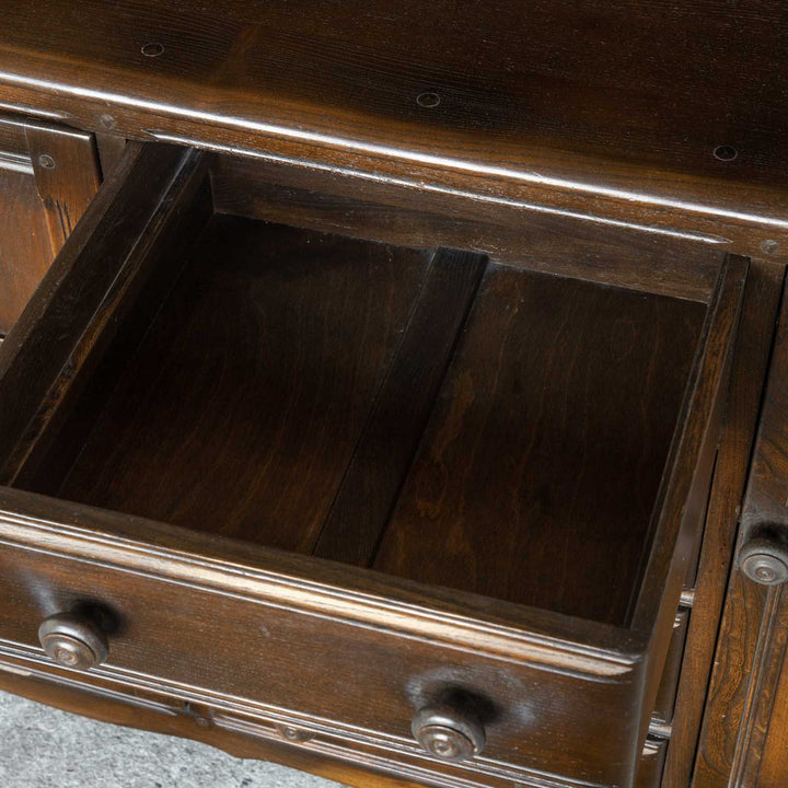 英国【ERCOL アーコール】伝統的な気品あふれるデザイン オープンカップボード Old Colonial オールドコロニアル /22I[m]