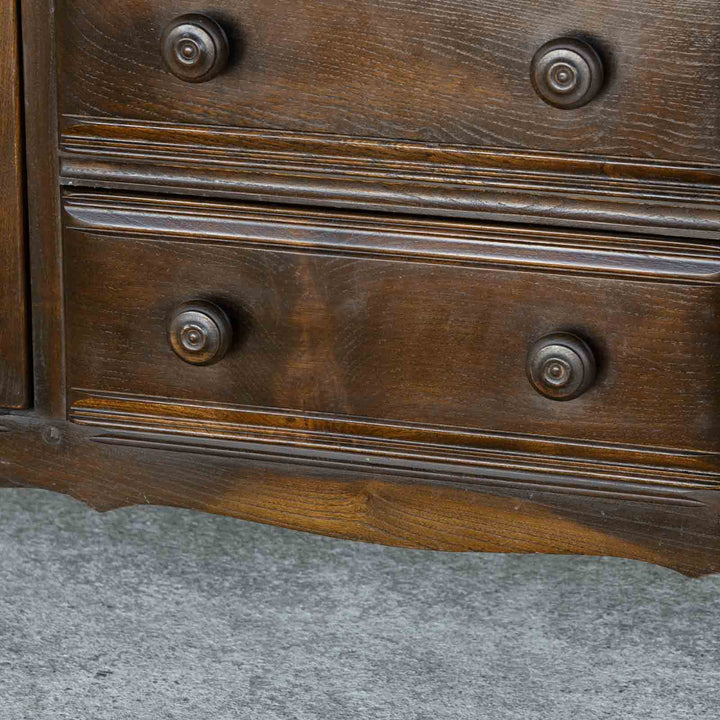 英国【ERCOL アーコール】伝統的な気品あふれるデザイン オープンカップボード Old Colonial オールドコロニアル /22I[m]