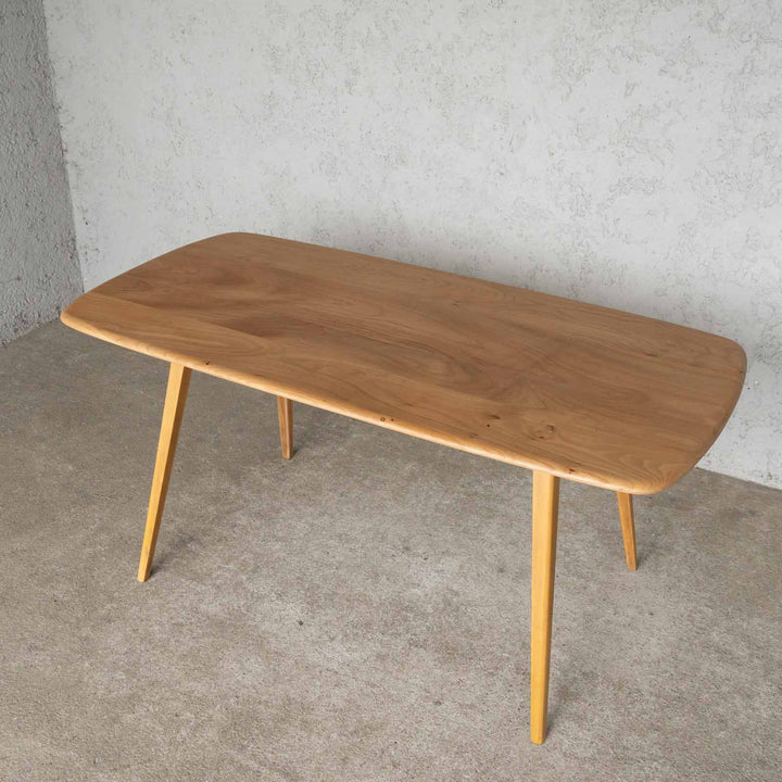 英国【ERCOL アーコール】ナチュラルな色味と丸みのある優しいフォルム リフェクトリーテーブル /22I[m]