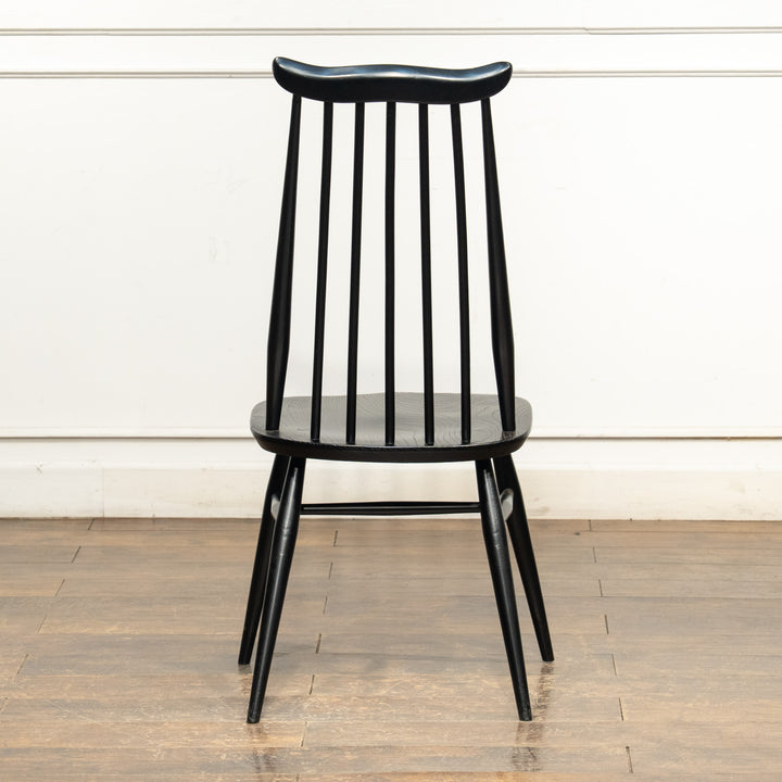 英国【ERCOL アーコール】ブラックフレームにリメイク ゴールドスミスチェア No.369 /22I-10