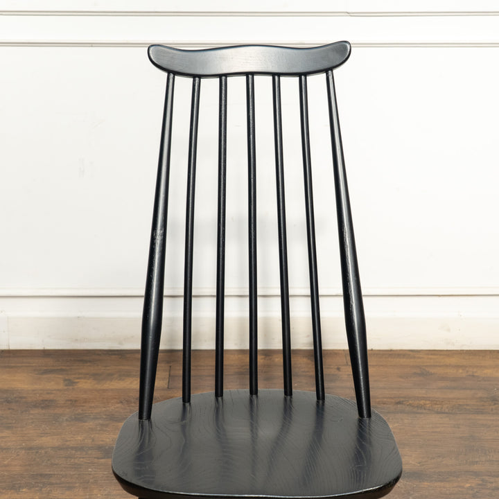 英国【ERCOL アーコール】ブラックフレームにリメイク ゴールドスミスチェア No.369 /22I-10