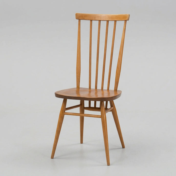 英国【ERCOL アーコール】シンプルで直線的なデザイン ハイバック ウィンザー スティックバックチェア No.608 /22I-1