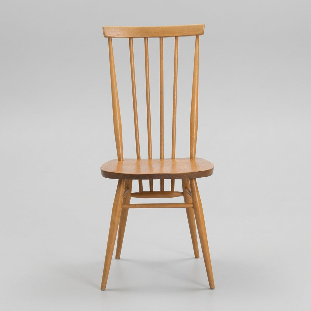 英国【ERCOL アーコール】シンプルで直線的なデザイン ハイバック ウィンザー スティックバックチェア No.608 /22I-1