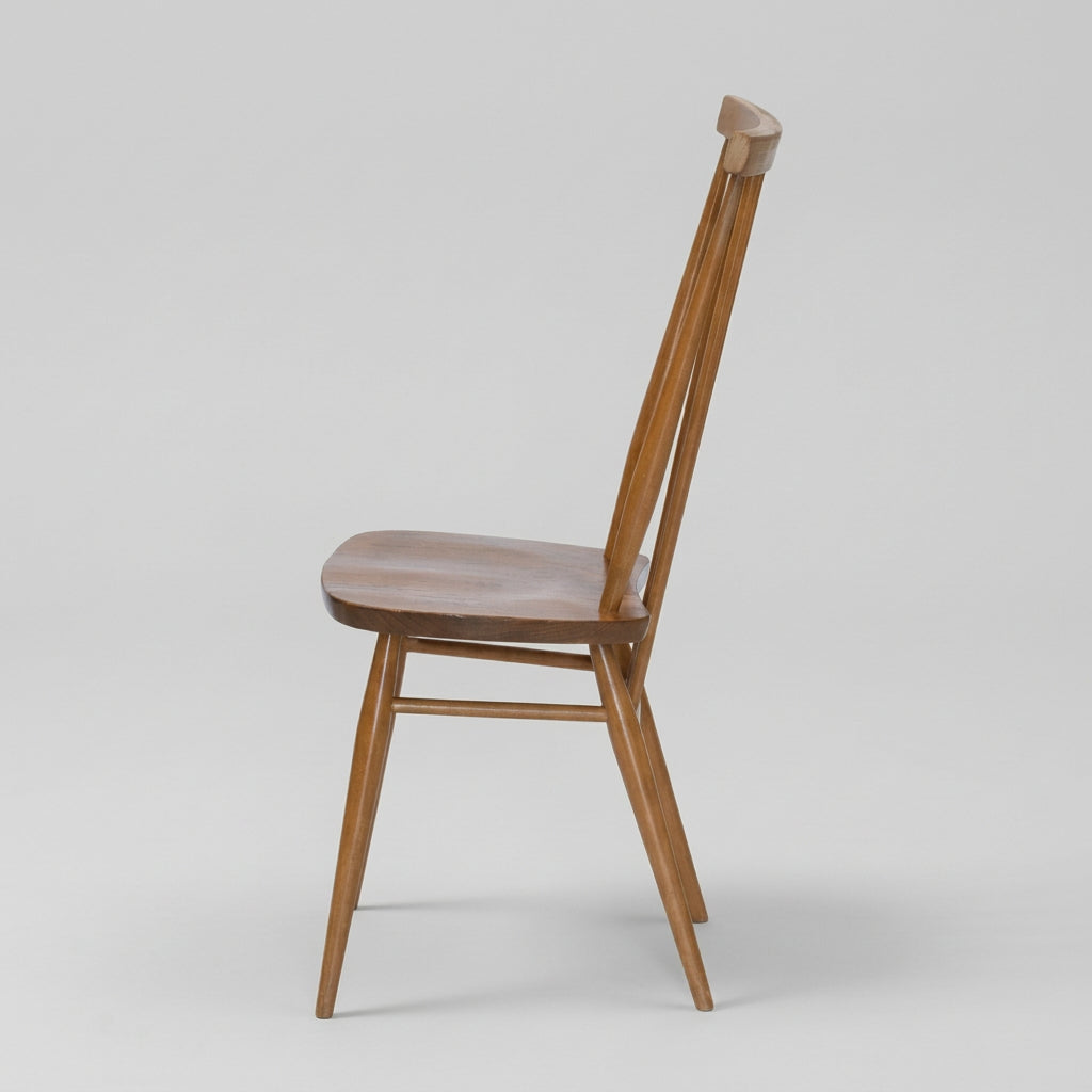 英国【ERCOL アーコール】シンプルで直線的なデザイン ハイバック ウィンザー スティックバックチェア No.608 /22I-1
