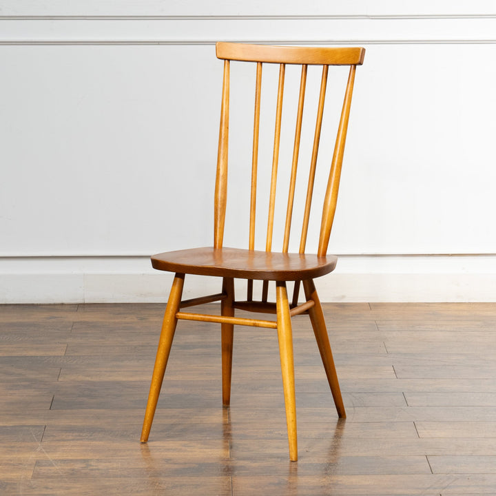 英国【ERCOL アーコール】シンプルで直線的なデザイン ハイバック スティックバックチェア No.608 Windsor ウインザー /22I-8[m]