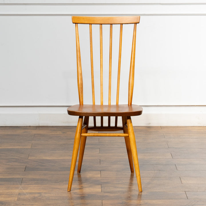 英国【ERCOL アーコール】シンプルで直線的なデザイン ハイバック スティックバックチェア No.608 Windsor ウインザー /22I-8[m]
