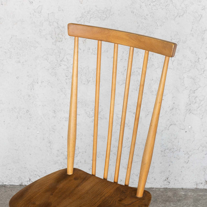 英国【ERCOL アーコール】シンプルで直線的なデザイン ハイバック スティックバックチェア No.608 Windsor ウインザー /22I-9 [m]