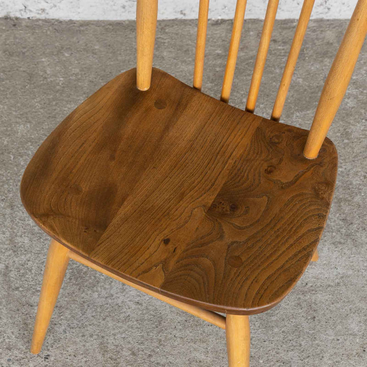 英国【ERCOL アーコール】シンプルで直線的なデザイン ハイバック スティックバックチェア No.608 Windsor ウインザー /22I-9 [m]