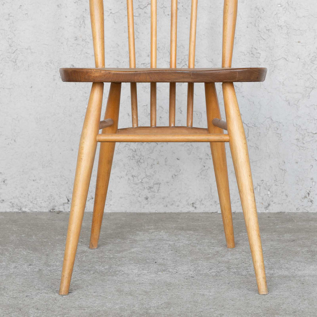 英国【ERCOL アーコール】シンプルで直線的なデザイン ハイバック スティックバックチェア No.608 Windsor ウインザー /22I-9 [m]