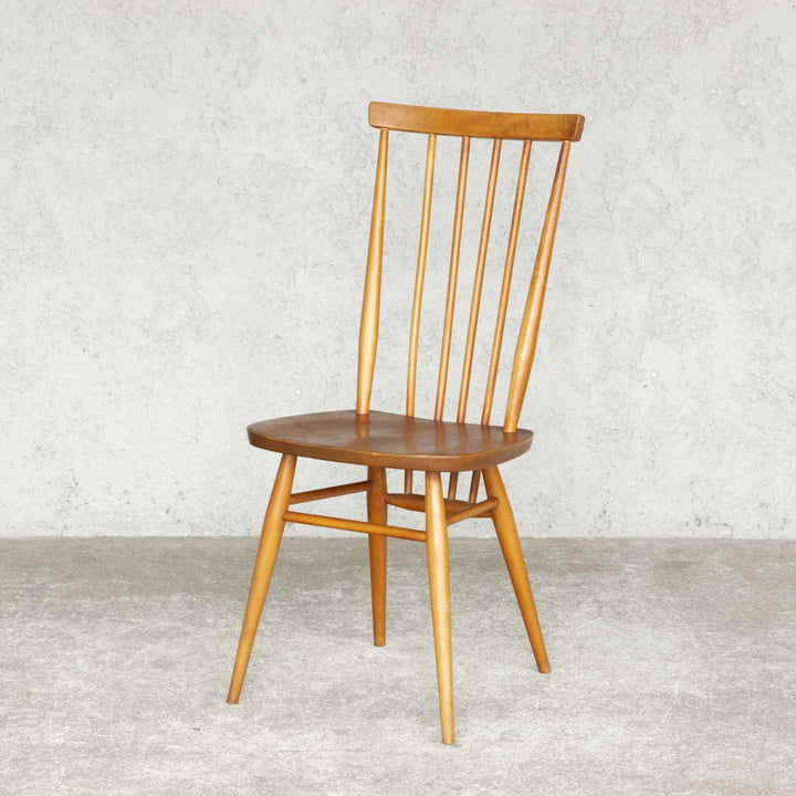 英国【ERCOL アーコール】シンプルで直線的なデザイン ハイバック スティックバックチェア No.608 Windsor ウインザー /A-11[m]