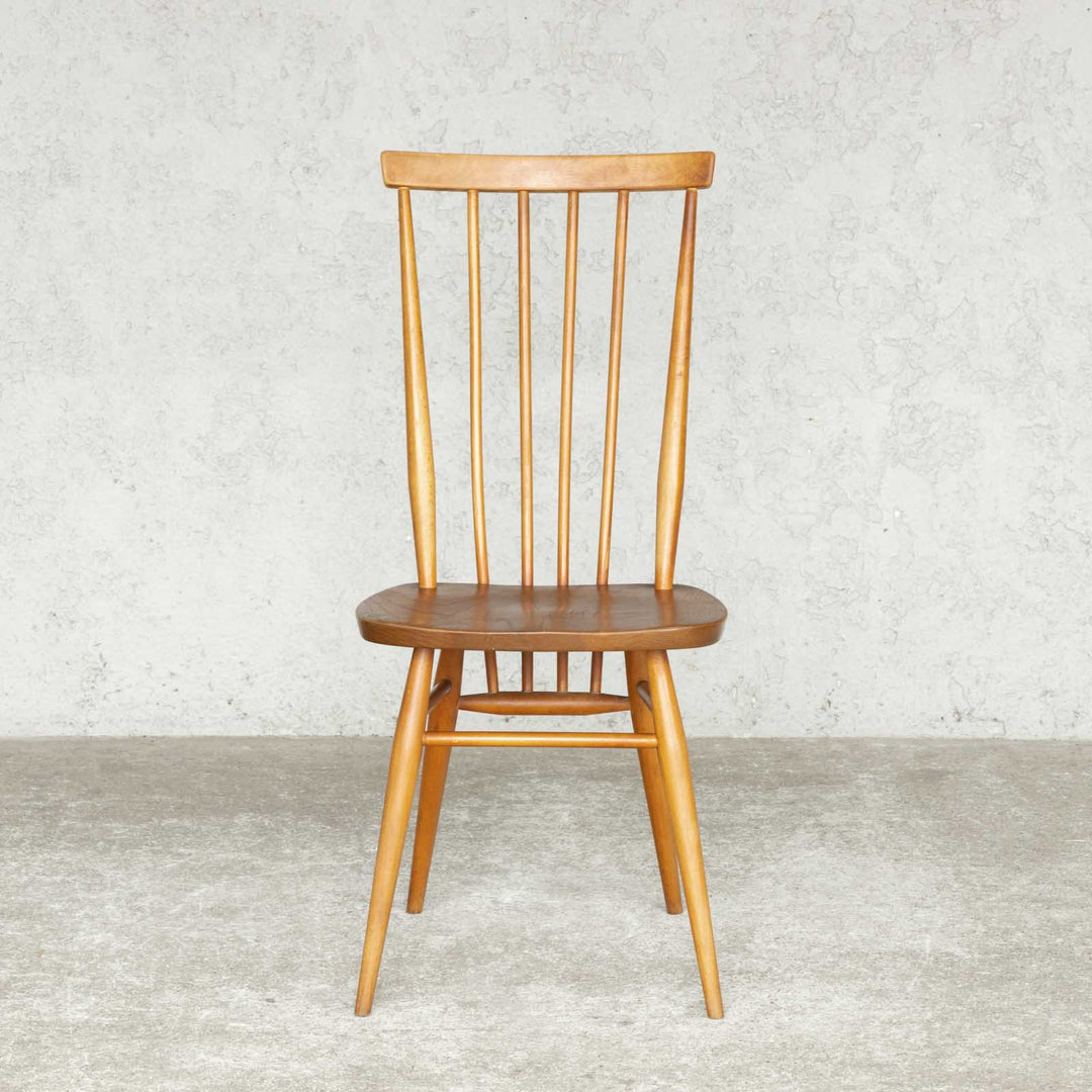 英国【ERCOL アーコール】シンプルで直線的なデザイン ハイバック スティックバックチェア No.608 Windsor ウインザー /A-11[m]