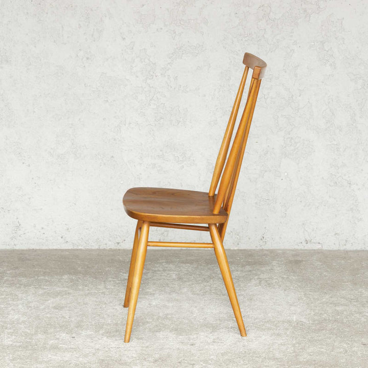 英国【ERCOL アーコール】シンプルで直線的なデザイン ハイバック スティックバックチェア No.608 Windsor ウインザー /A-11[m]