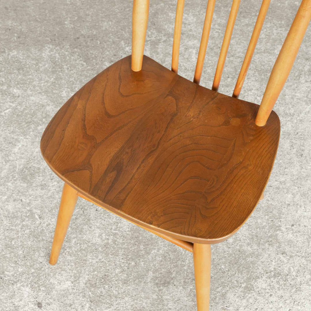 英国【ERCOL アーコール】シンプルで直線的なデザイン ハイバック スティックバックチェア No.608 Windsor ウインザー /A-11[m]