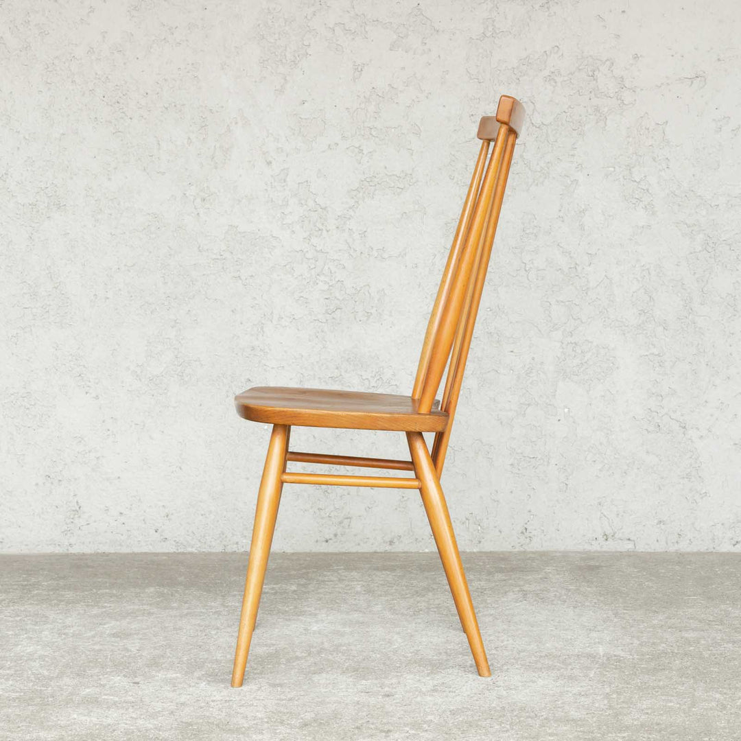 英国【ERCOL アーコール】シンプルで直線的なデザイン ハイバック スティックバックチェア No.608 Windsor ウインザー /A-11[m]
