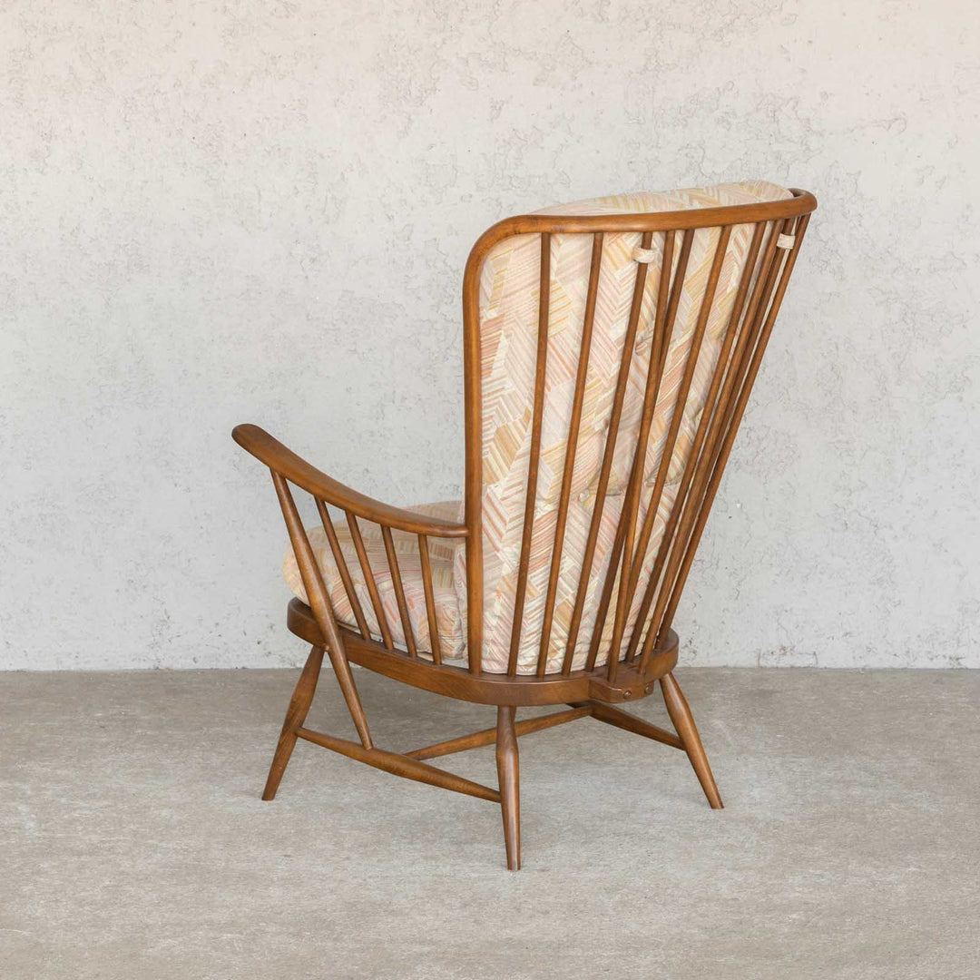 英国【ERCOL アーコール】エバーグリーン ハイバック イージーチェア No.835 Windsor ウインザー /22I[m]