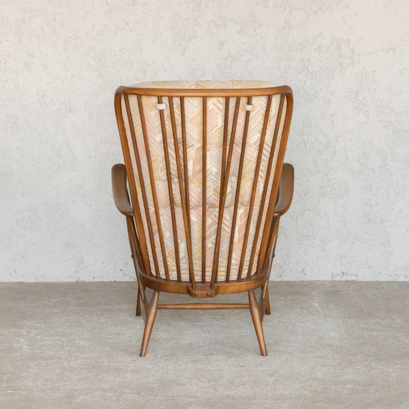 英国【ERCOL アーコール】エバーグリーン ハイバック イージーチェア