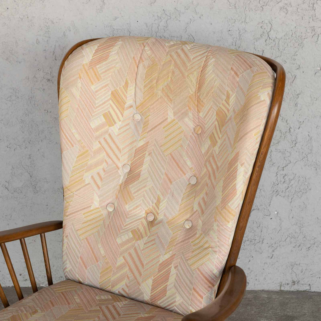 英国【ERCOL アーコール】エバーグリーン ハイバック イージーチェア No.835 Windsor ウインザー /22I[m]