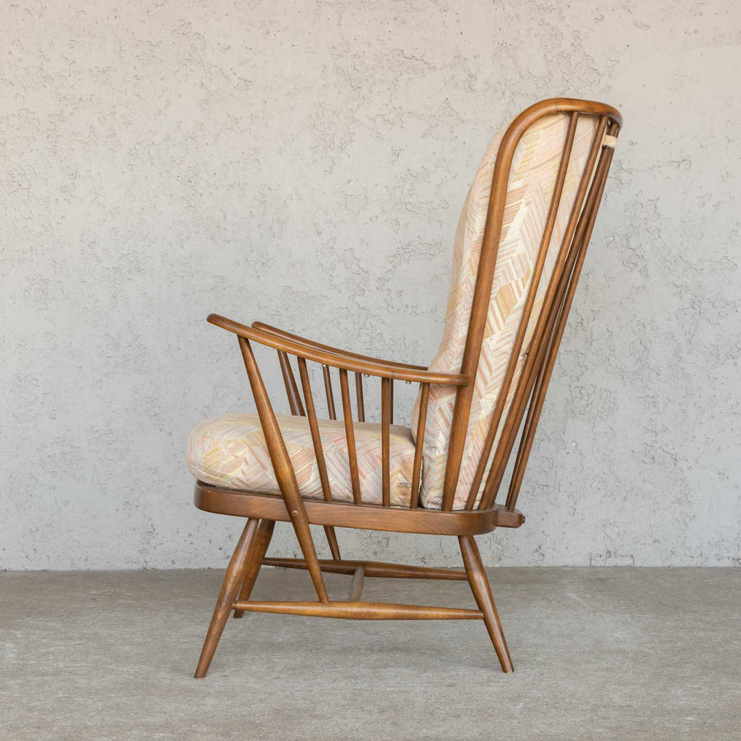 英国【ERCOL アーコール】エバーグリーン ハイバック イージーチェア No.835 Windsor ウインザー /22I[m]