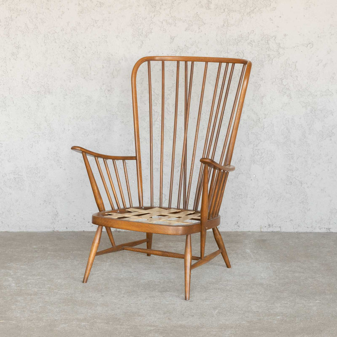 英国【ERCOL アーコール】エバーグリーン ハイバック イージーチェア No.835 Windsor ウインザー /22I[m]