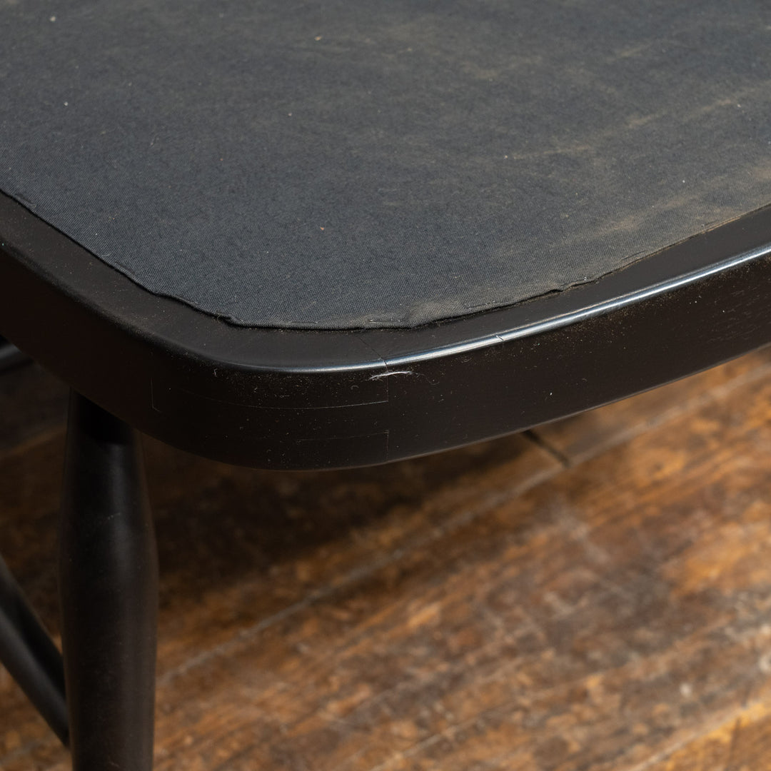 英国【ERCOL アーコール】ブラックフレームにリメイク イージーチェア /22I-1