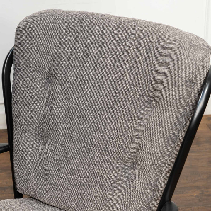 英国【ERCOL アーコール】ブラックフレームにリメイク イージーチェア /22I-1