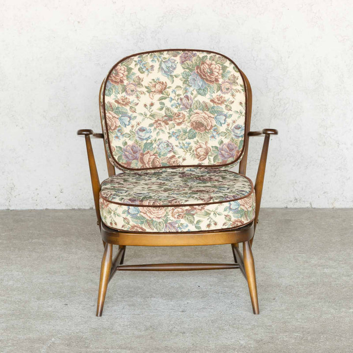 英国【ERCOL アーコール】広々座面でゆったりとした座り心地 イージーチェア Old Colonial オールドコロニアル /22I-1[m]