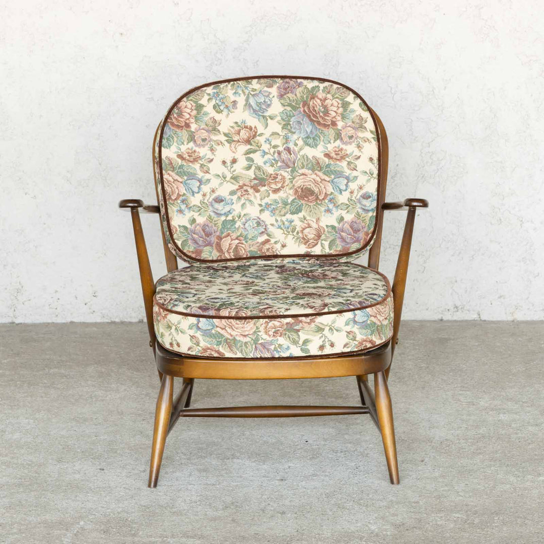 英国【ERCOL アーコール】広々座面でゆったりとした座り心地 イージーチェア Old Colonial オールドコロニアル /22I-1[m]
