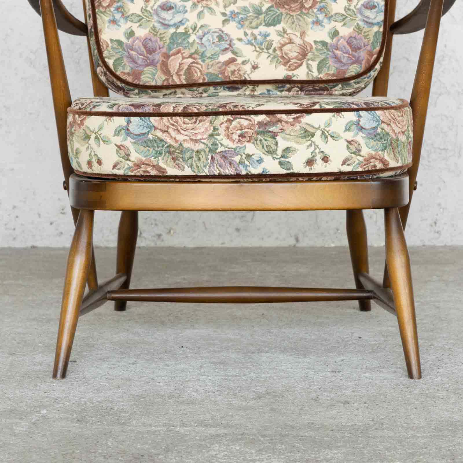 英国アンティーク ERCOL アーコールチェア 英国【ERCOL アーコール】広々座面でゆったりとした座り心地 イージー