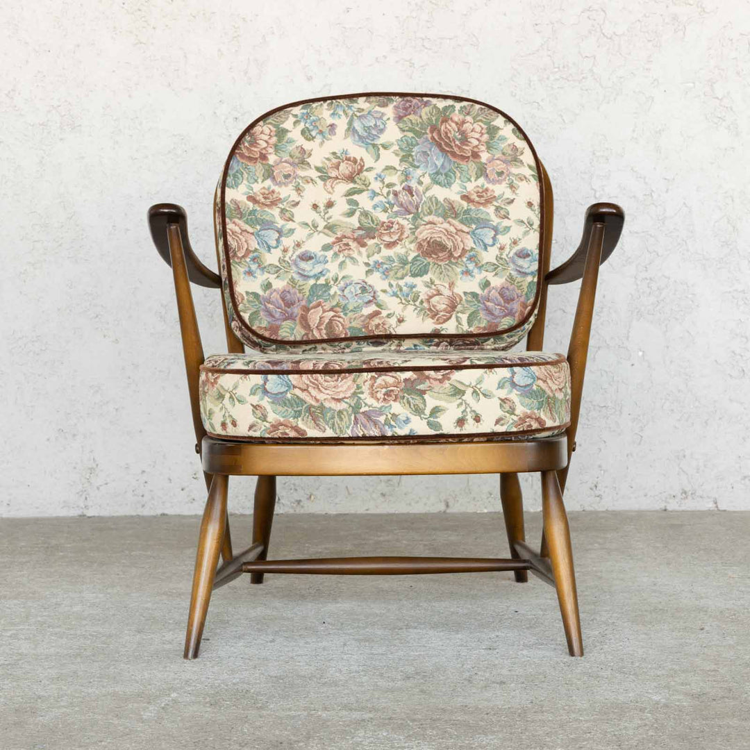 英国【ERCOL アーコール】広々座面でゆったりとした座り心地 イージーチェア Old Colonial オールドコロニアル /22I-1[m]