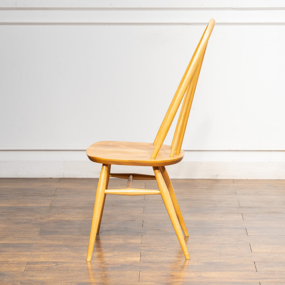 英国【ERCOL アーコール】曲木のボウバック 5本スポーク クエーカーチェア No.365 Windsor ウインザー /22I-9[m]