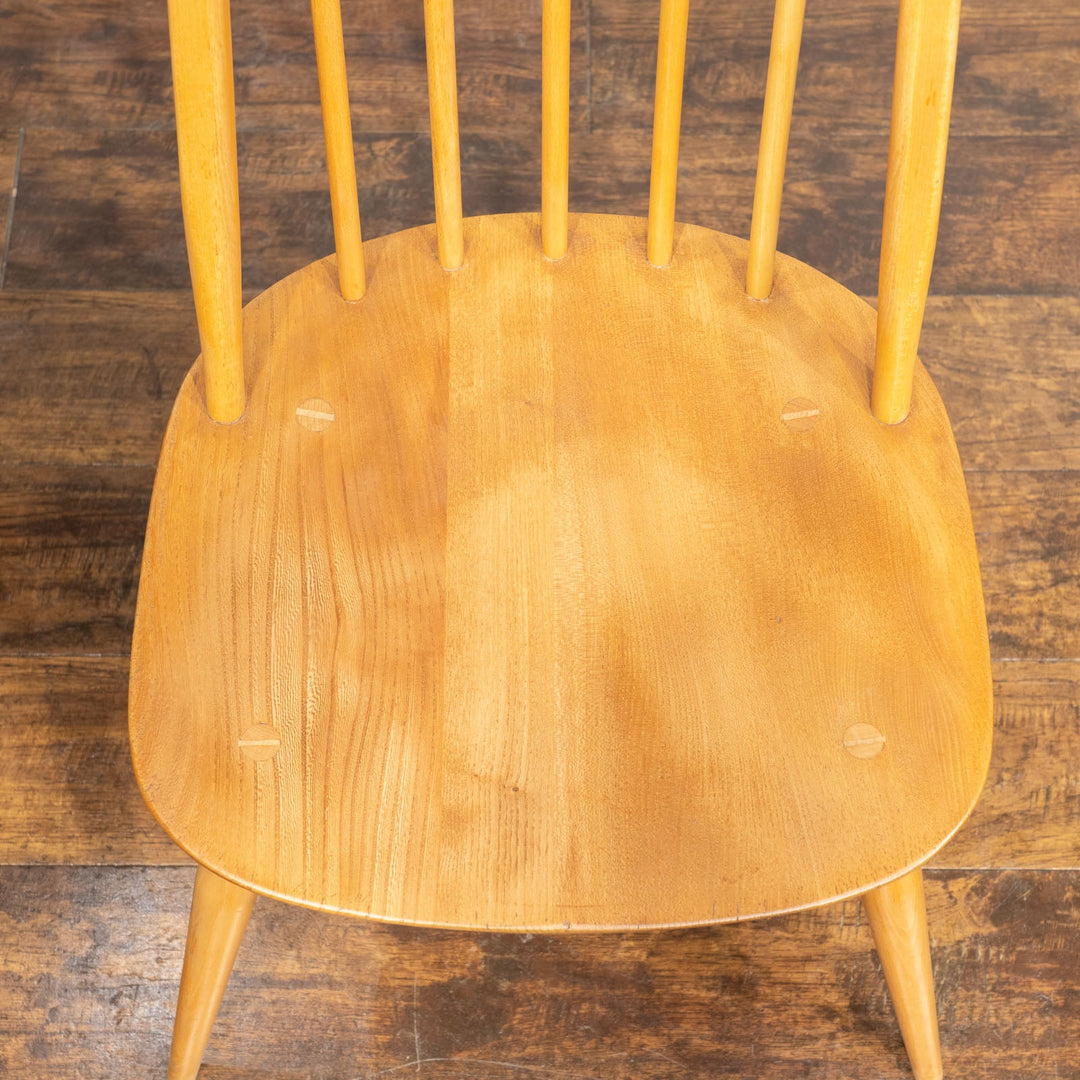 英国【ERCOL アーコール】曲木のボウバック 5本スポーク クエーカーチェア No.365 Windsor ウインザー /22I-9[m]