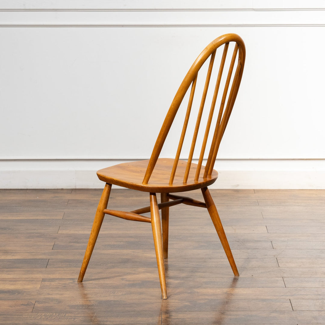 英国【ERCOL アーコール】曲木のボウバック 5本スポーク クエーカーチェア No.365 Windsor ウインザー /22I-17[m]