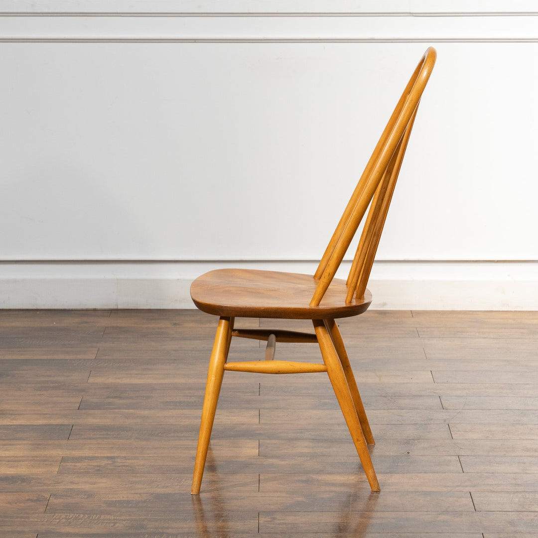 英国【ERCOL アーコール】曲木のボウバック 5本スポーク クエーカーチェア No.365 Windsor ウインザー /22I-19[m]