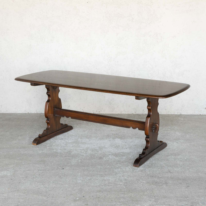 英国【ERCOL アーコール】伝統的な製法とモダンなデザイン リフェクトリーテーブル 757 Old Colonial オールドコロニアル /22K[m]