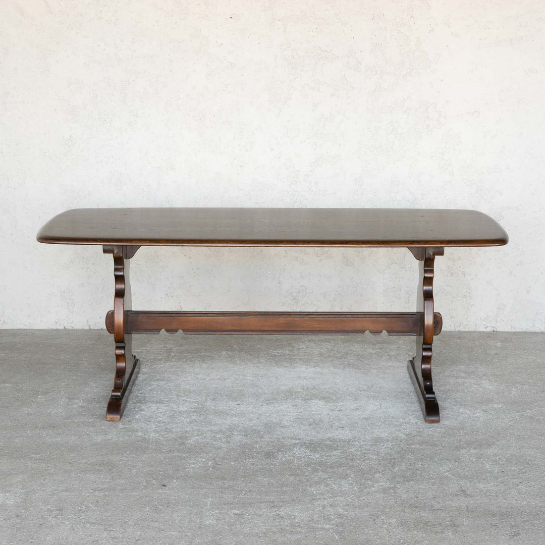 英国【ERCOL アーコール】伝統的な製法とモダンなデザイン リフェクトリーテーブル 757 Old Colonial オールドコロニアル /22K[m]