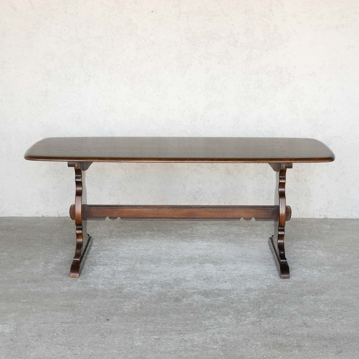 英国【ERCOL アーコール】伝統的な製法とモダンなデザイン リフェクトリーテーブル 757 Old Colonial オールドコロニアル /22K[m]