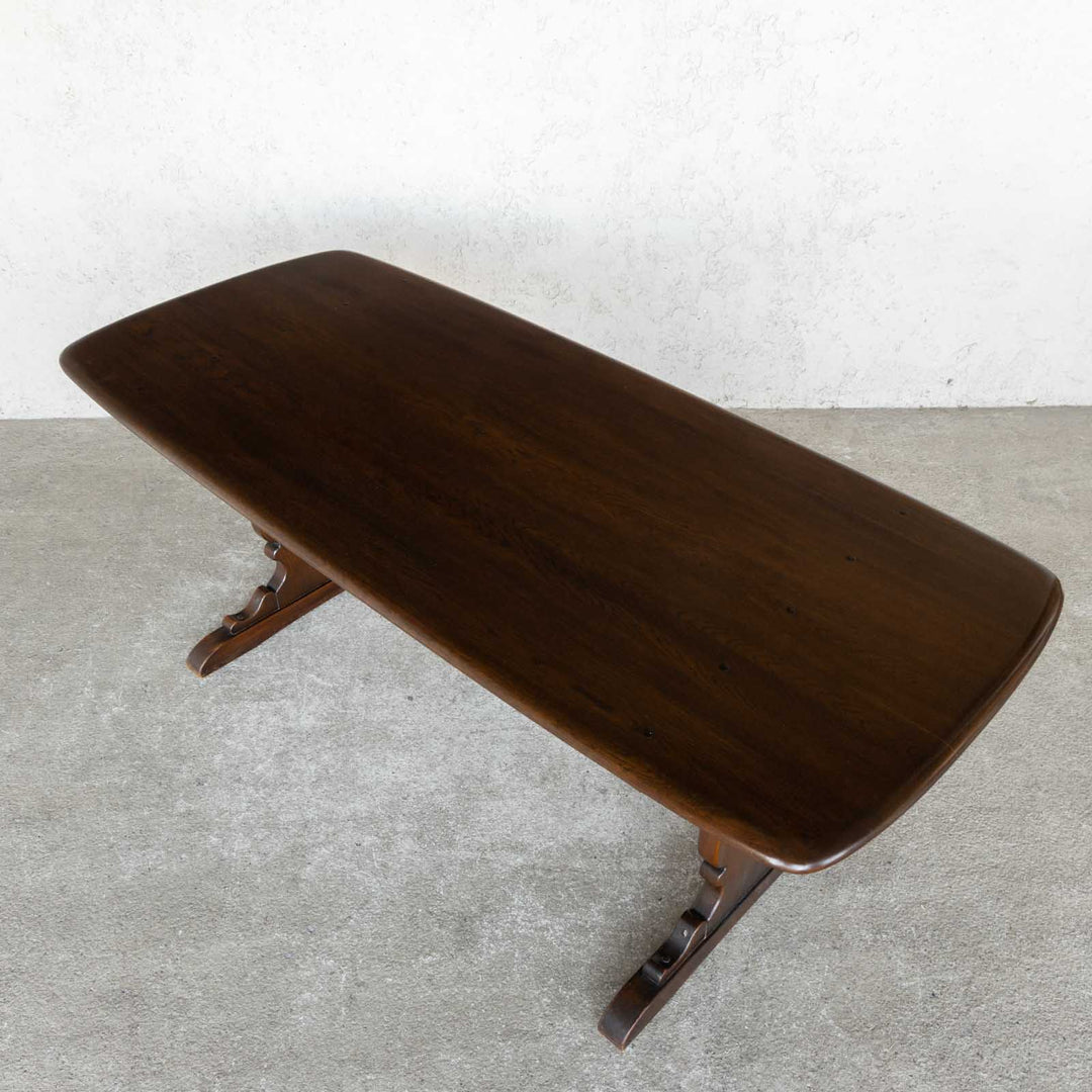 英国【ERCOL アーコール】伝統的な製法とモダンなデザイン リフェクトリーテーブル 757 Old Colonial オールドコロニアル /22K[m]