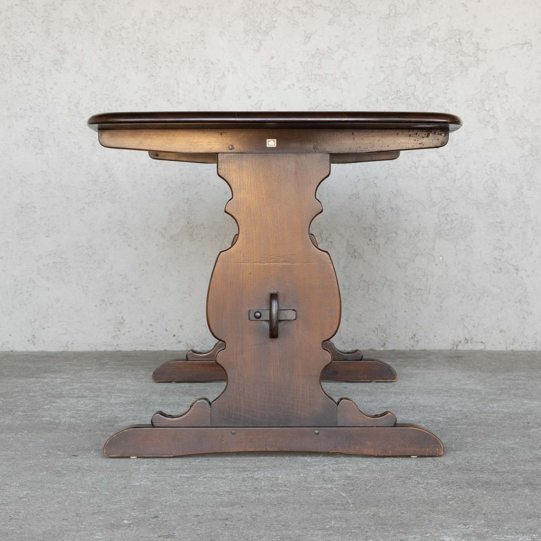 英国【ERCOL アーコール】伝統的な製法とモダンなデザイン リフェクトリーテーブル 757 Old Colonial オールドコロニアル /22K[m]